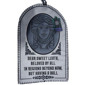 DISNEY HAUNTED MANSION MADAME LEOTA STOCKING HOLIDAY TOMBSTONE WALL DECORE GOTH